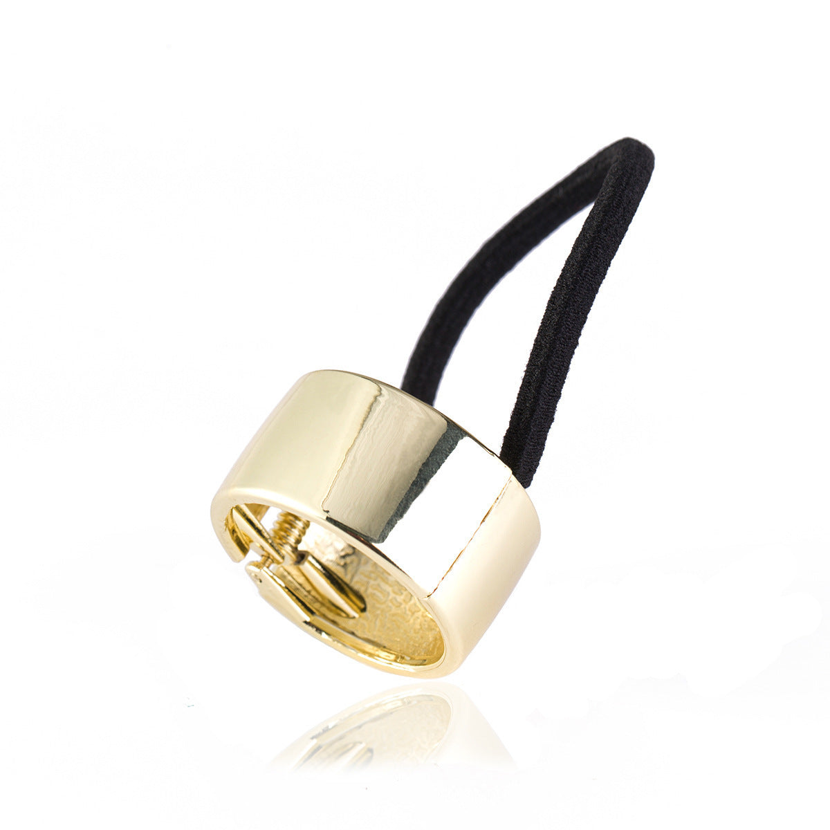 Wholesale Metal high-grade simple glossy fashion ponytail buckle headband